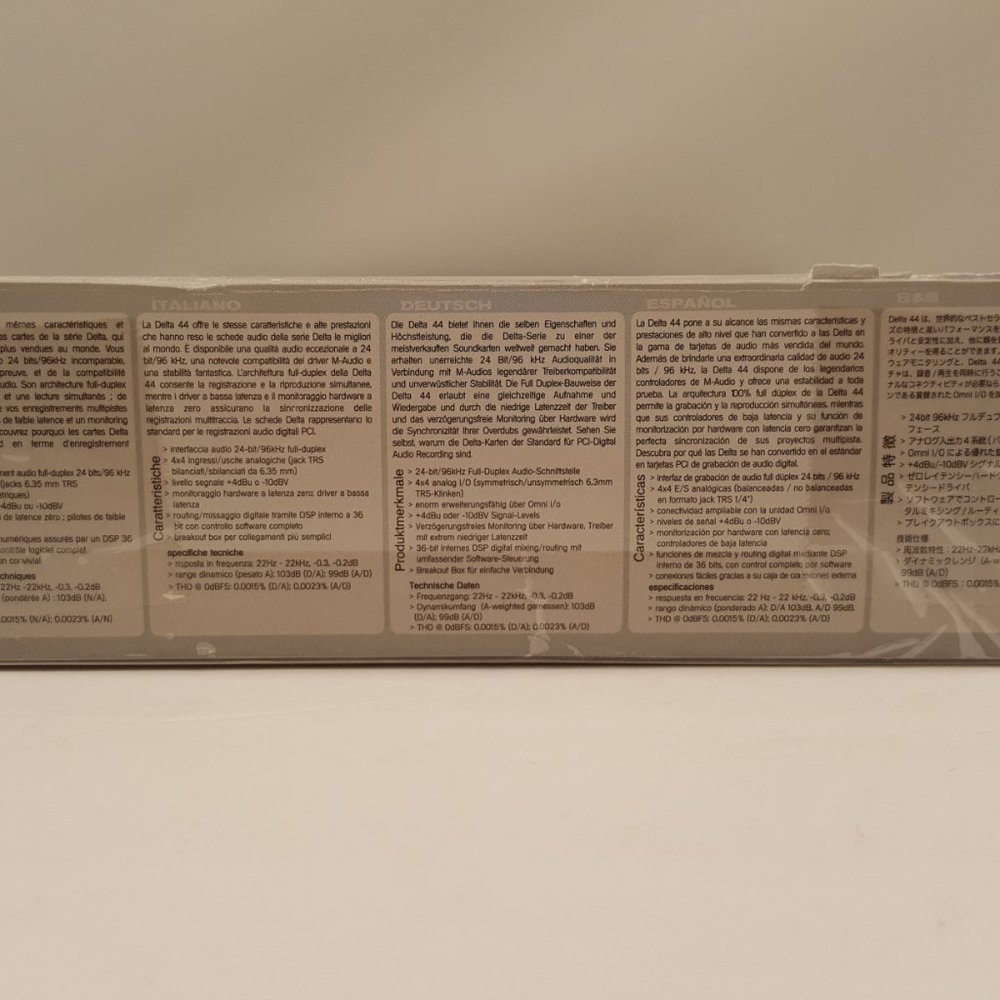M-AUDIO Delta 44 Professional 4 In / 4 Out Audio Card & Breakout Box Part Used - Picture 13 of 13